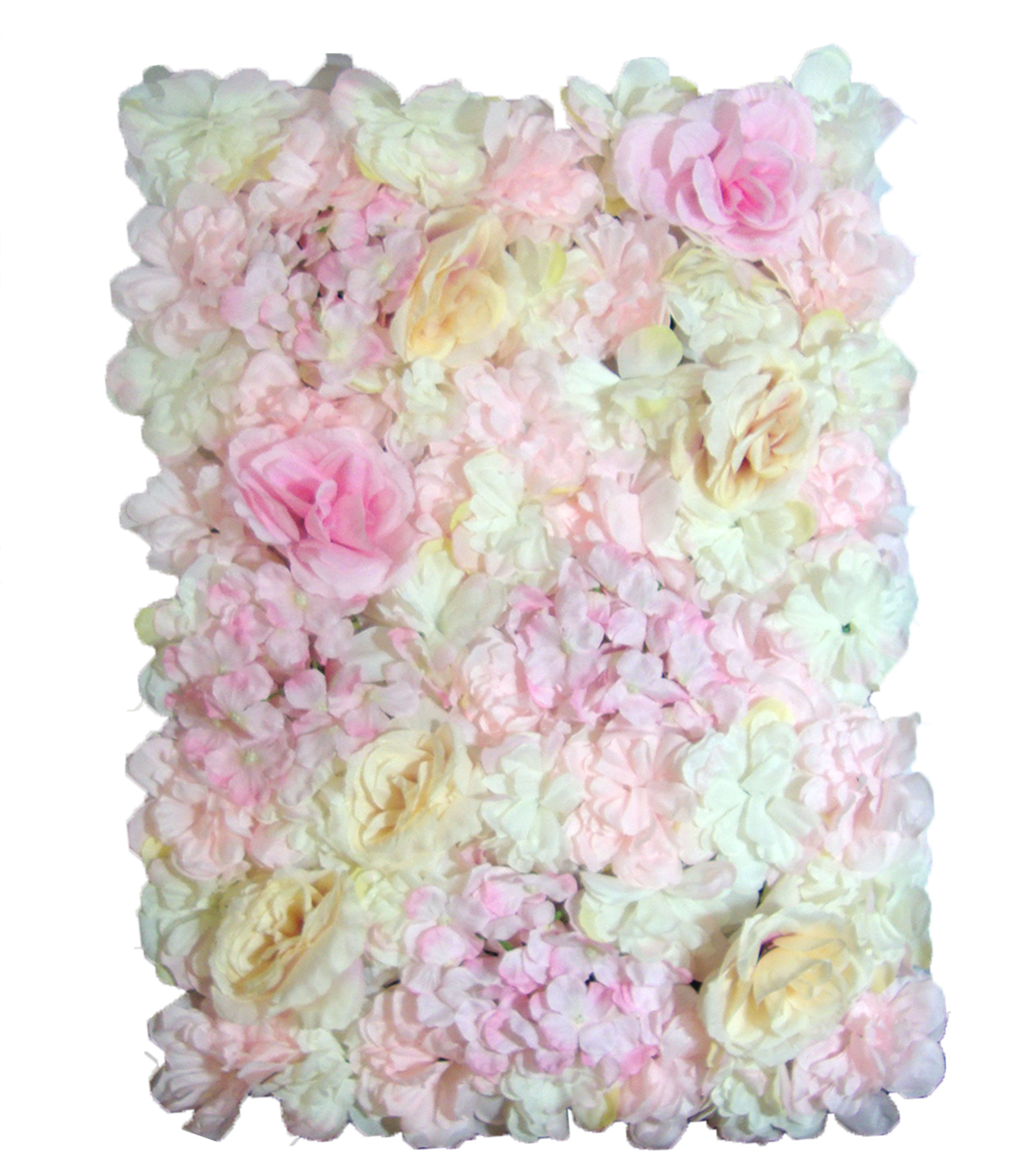 07.wall-lightmix.jpg Flower Wall Panel Light Pink-Peach-Ivory - Image 1