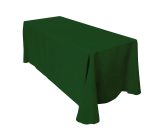 Nappe en polyester vert forêt 90 x 156''