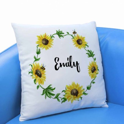 Housse de coussin imprimée