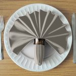Serviettes en polyester gris 19" x 19" (10pcs) – Image 3