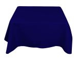 90 x 90''Navy Blue Polyester Tablecloth