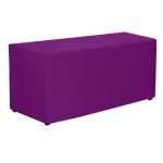 Nappe en polyester violet de 90 po x 156 po – Image 4