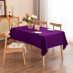 Nappe en polyester violet de 90 po x 156 po – Image 9