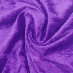 90 x 156" Purple Crushed Velvet Tablecloth