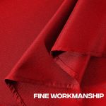Nappe ronde en polyester rouge 54'' – Image 2