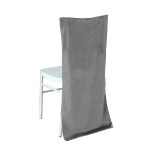 Casquettes de chaise Chiavari pleine grandeur argent – Image 4