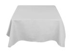 90 x 90'' Grey Polyester Tablecloth
