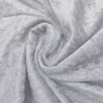 90 x 90" Silver Crushed Velvet Tablecloth "