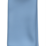 Serviettes de couleur imprimées en polyester bleu layette (10pcs)
