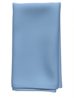 Serviettes de couleur imprimées en polyester bleu layette (10pcs)