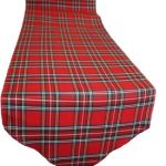 12 x 108'' Tartan Red Table Runner